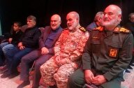 مراسم گرامیداشت شهدای اقتدار اهواز با حضور سردار سرتیپ پاسدار «محمد کرمی» فرمانده نیروی زمینی سپاه