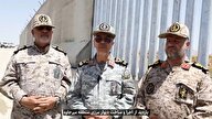 بازدید سرلشکر باقری از پروژه انسداد مرزهای شرقی