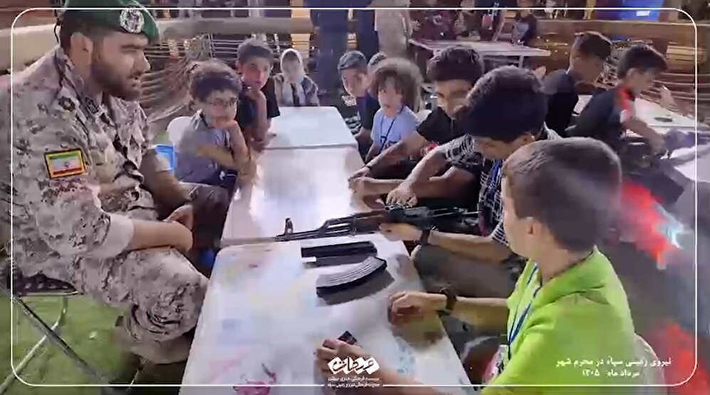 گزارش تصویری از حضور نیروی زمینی سپاه در نمایشگاه محرم شهر میدان آزادی