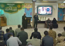میزبانی دانشجویان دانشکده پرستاری نیروی زمینی سپاه در مشهد از والدین شهید مدافع حرم «حمید سیاهکالی مرادی»