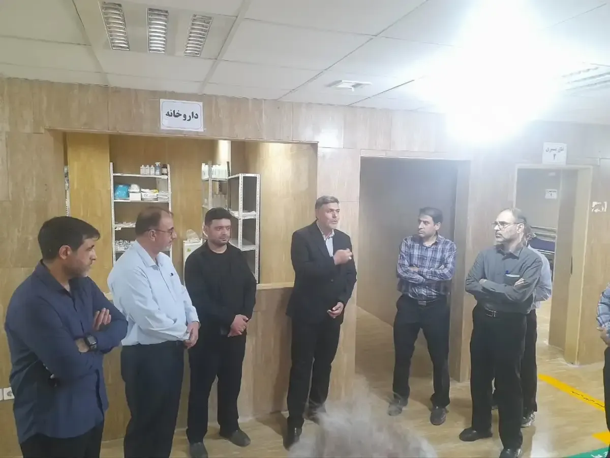 بازدید میدانی مدیرکل تأمین اجتماعی نیروهای مسلح خوزستان از بیمارستان‌های بهداری رزمی جنوب نیروی زمینی سپاه
