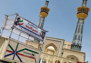 استقرار گسترده تجهیزات و کادر پزشکی نیروی زمینی سپاه در مشهد